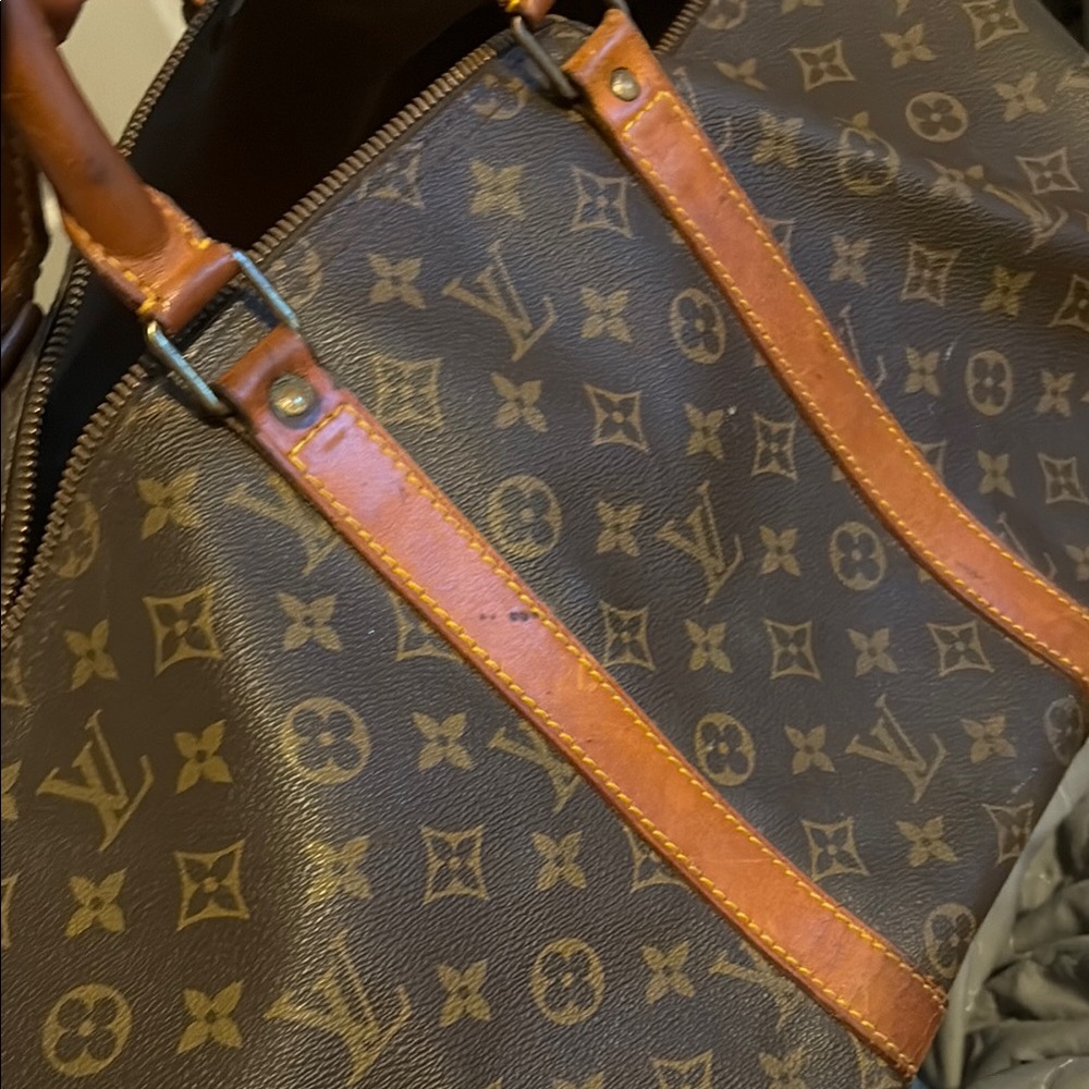 Louis Vuitton Brown Monogram Duffel Bag